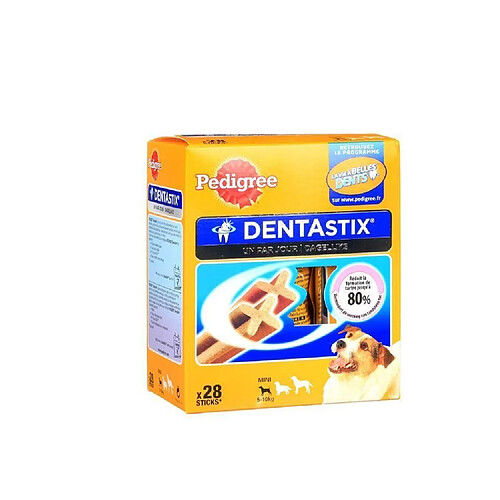 PEDIGREE Dentastix Bâtonnets - Pour petits chiens - 440 g (x4)