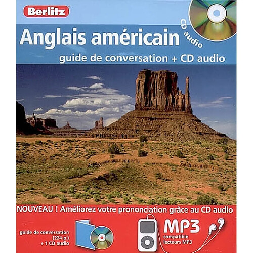 Anglais américain : guide de conversation + CD audio · Occasion