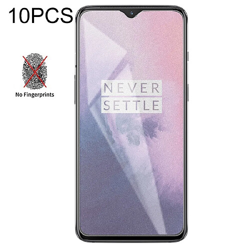 Wewoo Film de verre trempé de mat non-mat à 10 PCS pour OnePlus 7