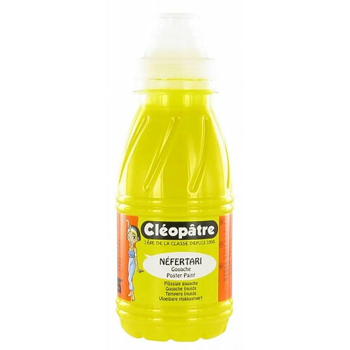 Flacon 250 ml de gouache jaune doré Cléopatre