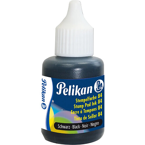 Pelikan Encre à tampons 84, résistant à l'eau, noir, 30 ml ()