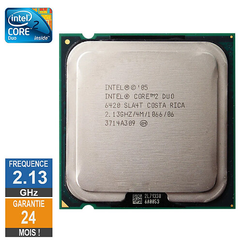 Processeur Intel Core 2 Duo E6420 2.13GHz SLA4T PLGA775 4Mo · Reconditionné