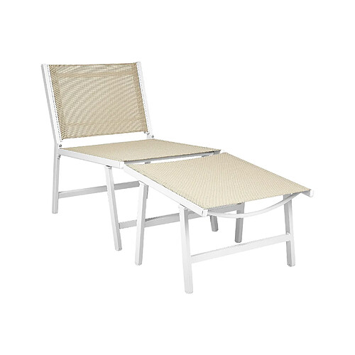 Beliani Chaise de jardin MARCEDDI Beige