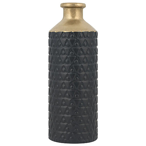 Beliani Vase décoratif ARSIN Céramique 39 cm Noir