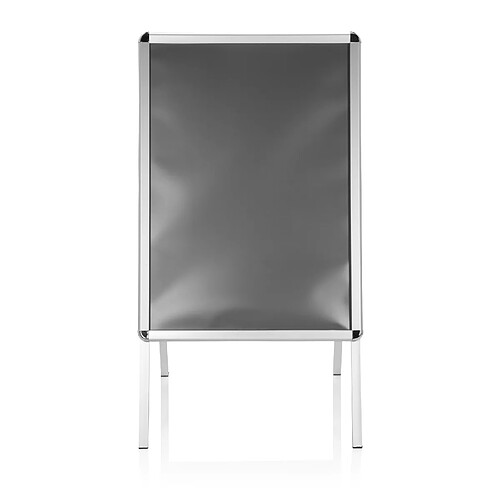 Panneau de trottoir AGENDA Aluminium argent hjh OFFICE