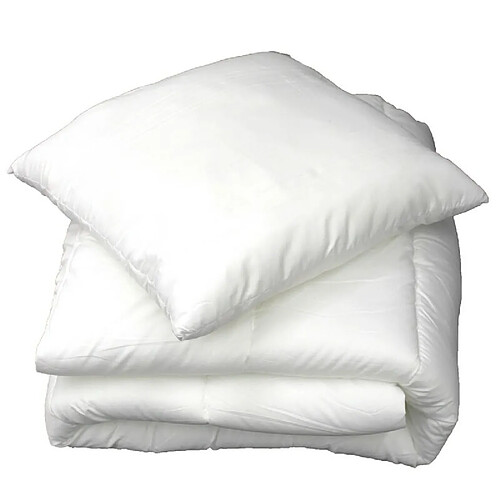 Paris Prix Couette Microfibre Confort 240x260cm Blanc