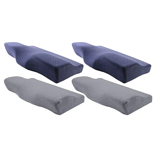 4x Coussin De Cou Respirant Coussin Coussin Soutien Traversin Femmes Reste Lit Oreiller