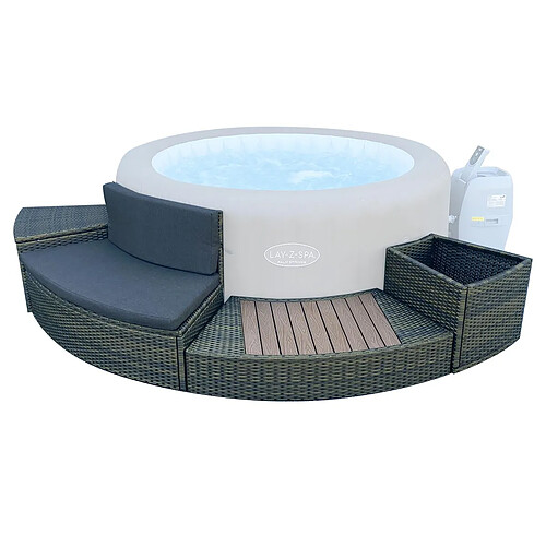 Ensemble mobilier 4 modules pour spa gonflable Lay-Z-Spa rond 180 cm - Bestway