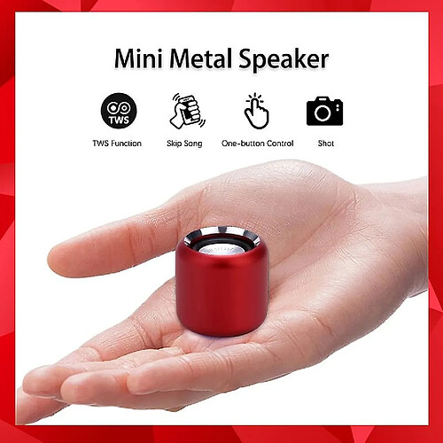 Universal 2021 TWS Super-mini haut-parleur Bluetooth portable Meilleur basse de basse télécommande Contrôle des petits haut-parleurs sans fil boombox pour les téléphones