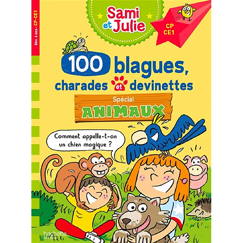 100 blagues, charades et devinettes spécial animaux, CP, CE1 · Occasion