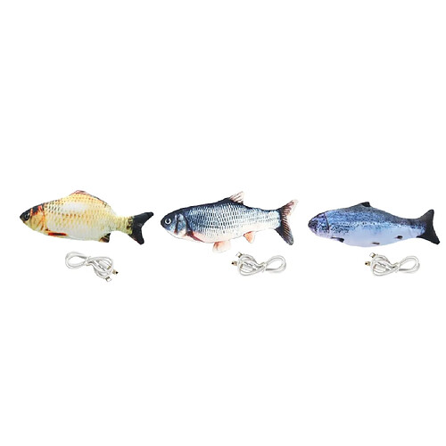 3x Kitty Fish Interactive Toys Cat Kicker Exercise Toys For Pet Cat Supplies