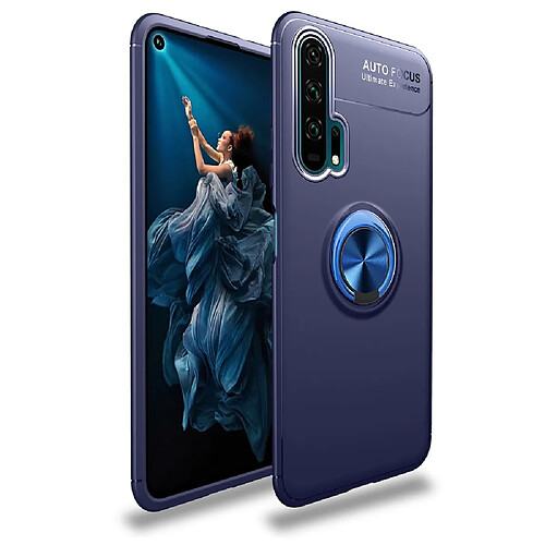 Lenuo Coque en TPU avec béquille bleu pour Huawei Nova 6