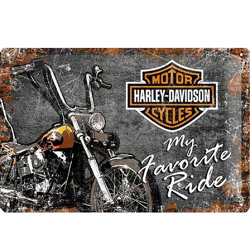 Harley Davidson Plaque métal