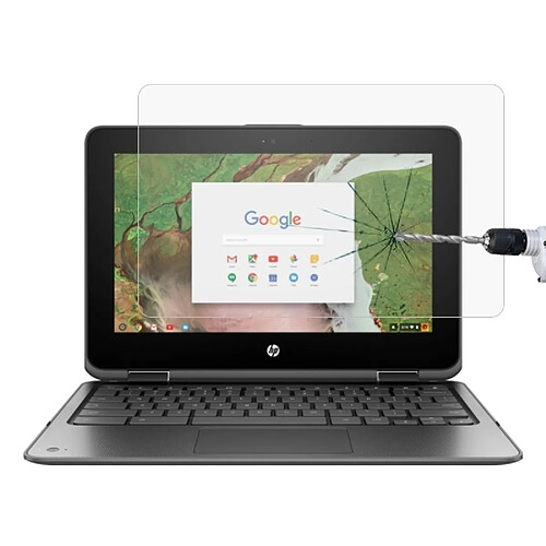 Wewoo Film de protection en verre trempé pour écran d'ordinateur portable HP Chromebook x360 11 G1 EE 11,6 pouces