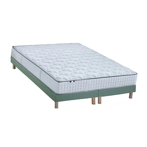 Idliterie Ensemble Matelas Ressorts COSMOS + Sommier - Made in France