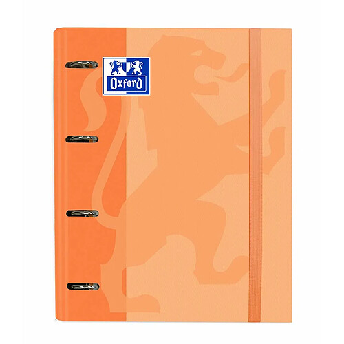 Reliure à anneaux Oxford Classic Europeanbinder A4 Pêche