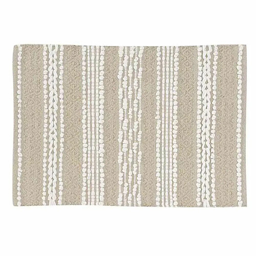 Paris Prix Tapis Déco Blanca 60x90cm Naturel & Blanc