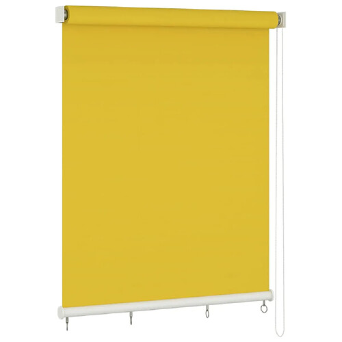 vidaXL Store roulant d'extérieur 220x140 cm Jaune