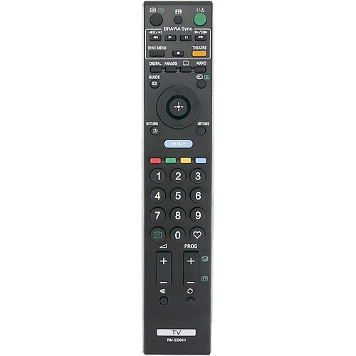 SANAG Telecommande Sony Rm-Ed011 Pour Sony Bravia Tv Fit Pour Manette Sony Bravia Pour Sony Tv