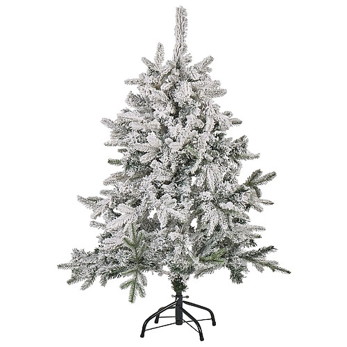 Beliani Sapin de Noël TOMICHI 120 cm Blanc