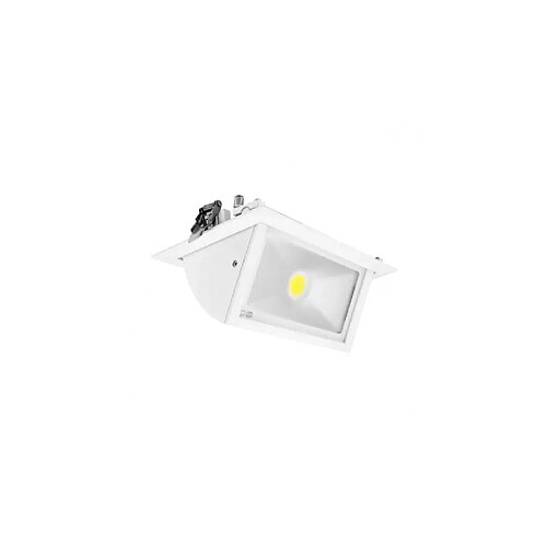 Miidex Spot LED Rectangulaire Inclinable avec Alimentation Electronique 30W 4000°K