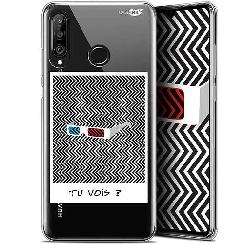 Caseink Coque arrière Huawei P30 Lite (6.2 ) Gel HD [ Nouvelle Collection - Souple - Antichoc - Imprimé en France] Tu Vois ce que Je Vois