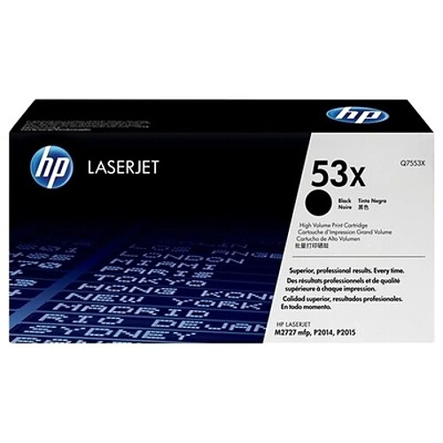 HP 53X Toner Noir Q7553X