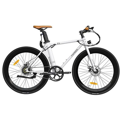 Vélo électrique FAFREES F1 - 250W 313.2WH 40KM Autonomie Freins à disque - Blanc