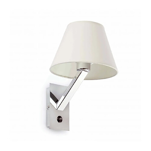 faro Aplique murale blanche Moma 1 ampoule h35 cm