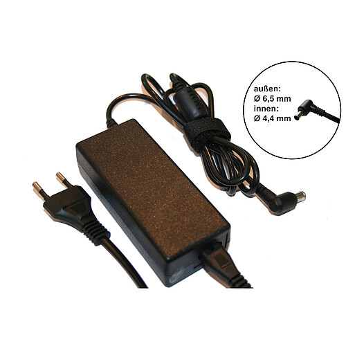 Vhbw Bloc d'alimentation 19.5V, 6.15A, 120W pour SONY VAIO PCG-8J1L Series PCG-8L1, etc, remplace les modèles PCGA-AC19V3 PCGA-AC19V4 PCGA-AC19V5