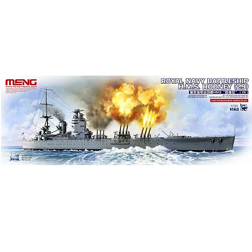 Meng Maquette bateau : Royal Navy Battleship H.M.S Rodney