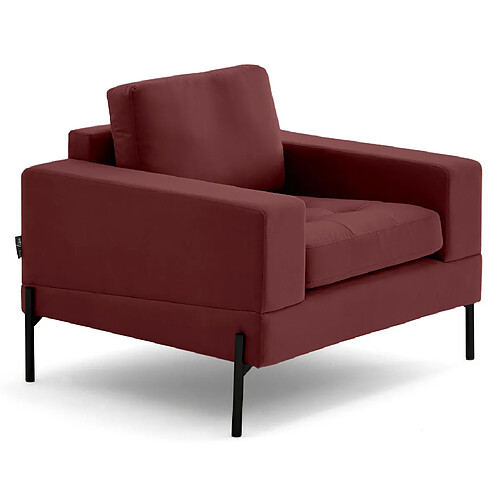 Lisa Design Isaure - fauteuil en velours