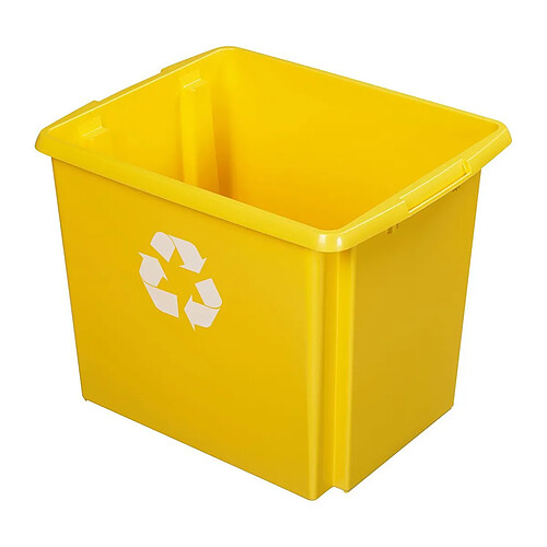 Sunware Boite de recyclage Nesta Box 45 litres jaune.