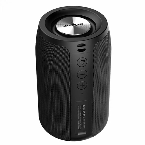 General Haut-parleur Bluetooth portable avec son stéréo 8 W, Bluetooth 5, couplage stéréo sans fil Bassup, haut-parleurs de fête TWS, 12 heures de lecture pour intérieur et extérieur pour iPhone, haut-parleur pour plage, extérieur (noir)