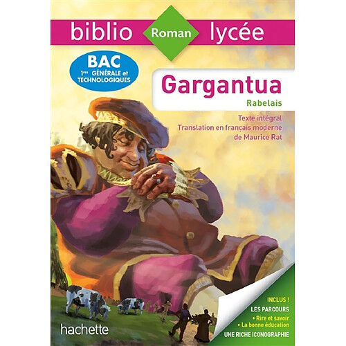 Gargantua : texte intégral : bac 1res générale et technologiques · Occasion