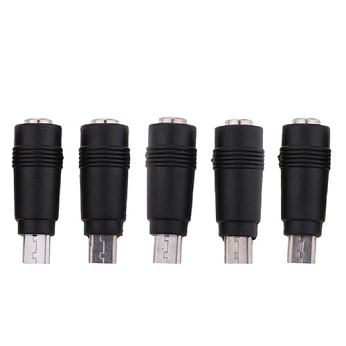 Adaptateur DC 5Pins Mâle À 5.5x2.1mm Femêlle