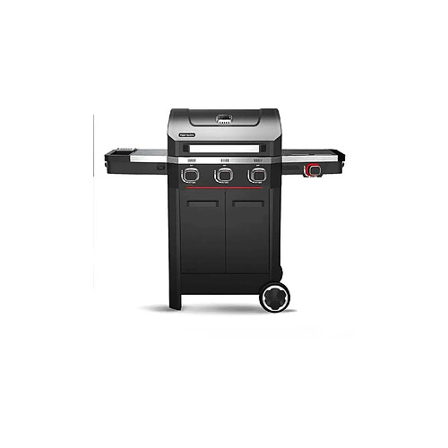 HAMSON Barbecue au gaz en inox 3 brûleurs Mercury