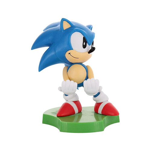 Exquisit Sonic The Hedgehog - Figurine Holdem Cable Guy Sliding Sonic 10 cm