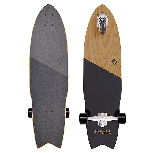 Street Surfing Surf Skate Snaker 36 Koa Black