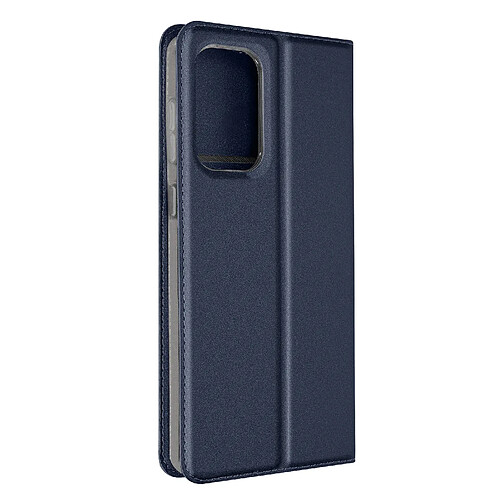 Housse Samsung Galaxy A73 5G Porte-carte Fonction Support Dux Ducis bleu nuit