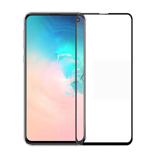 Wewoo Film de verre trempé incurvé 9H 3D pour Galaxy S10 E (Noir)