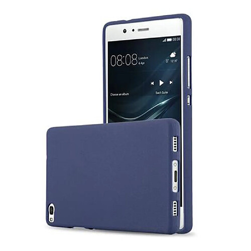 Cadorabo Coque Huawei P8 Etui en Bleu