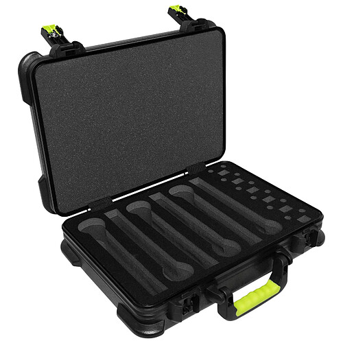 Gator Frameworks SH-MICCASEW06 6 Wireless Mic Case Shure by Gator