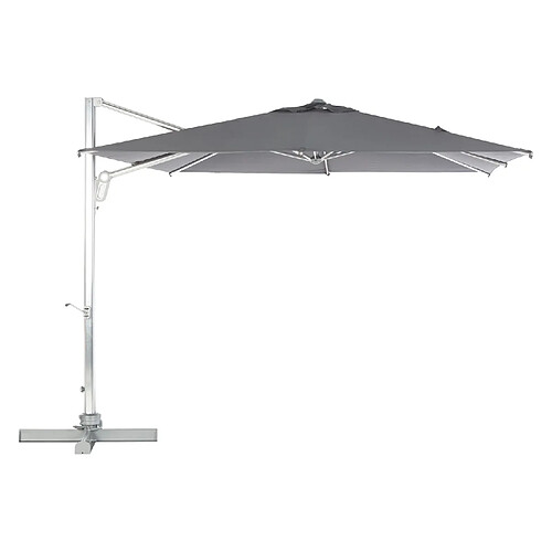 Hesperide Parasol déporté Rosario - 300 x 300 cm - Gris ardoise