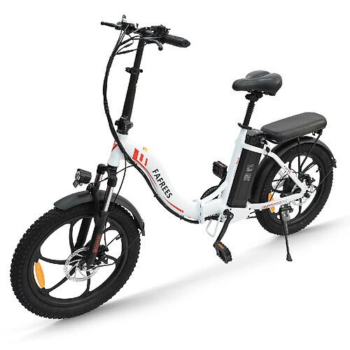 [Bk] fafrees f20 pliage pliant du vélo de montagne électrique blanc