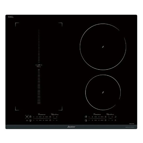 Table de cuisson induction 60cm 4 feux 7400w noir - spi9648bp - SAUTER