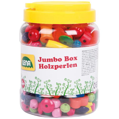 Perles Jumbo Box en bois LENA 32044