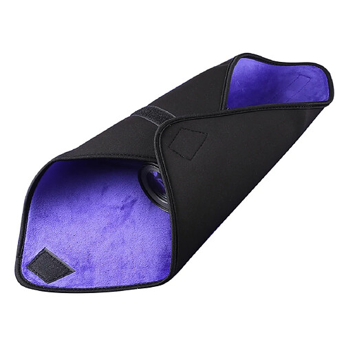 Wewoo Housse Coque Centaines de pliage Photographie appareil photo SLR Doublure Sac à lentille Épaississement Enveloppé Tissu Plus VelvetTaille 45x45cm Violet