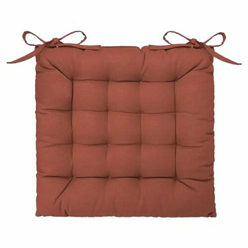 Coussin de Chaise Loria 38x38cm Terracotta