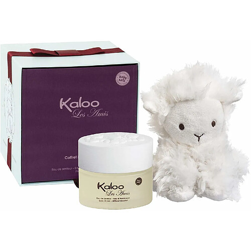 Kaloo Les Amis Eau de Senteur Bébé 100 mL + Animal en peluche - Agneau